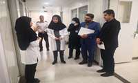 بازدید نماینده اداره کل بازرسی استان و معاون درمان دانشگاه از بیمارستان فردیس