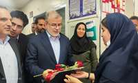 دیدار استاندار و رئیس دانشگاه و معاون درمان با پرستاران بیمارستان فردیس به مناسبت هفته پرستار