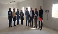بازدید از بیمارستان در حال ساخت  شهدای کمالشهر